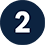 Icon of the number 2 within a circle